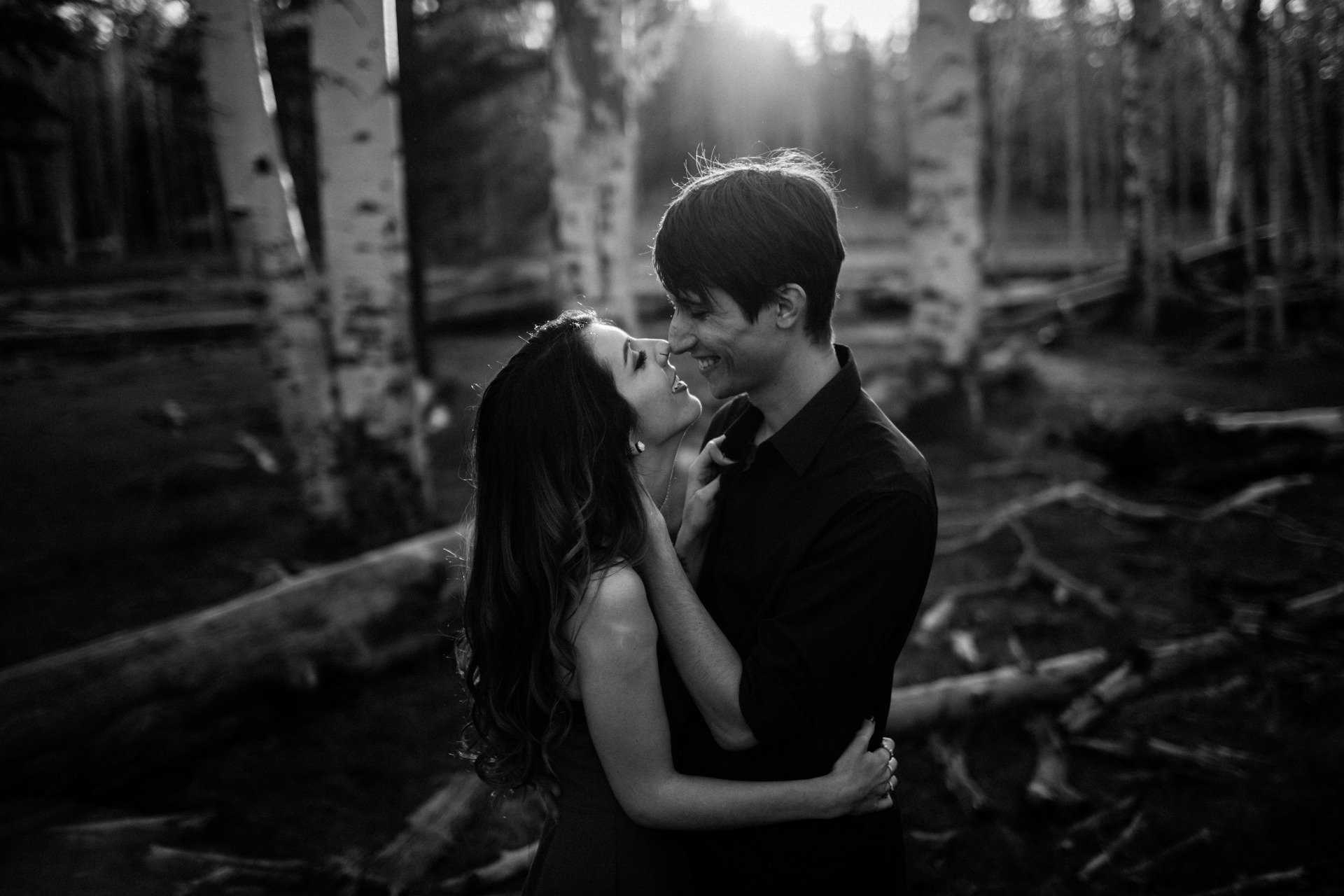 Arizona Snowbowl engagement photos, Flagstaff Arizona Wedding, Arizona engagement photographer, northern arizona wedding photographer, documentary wedding photographer